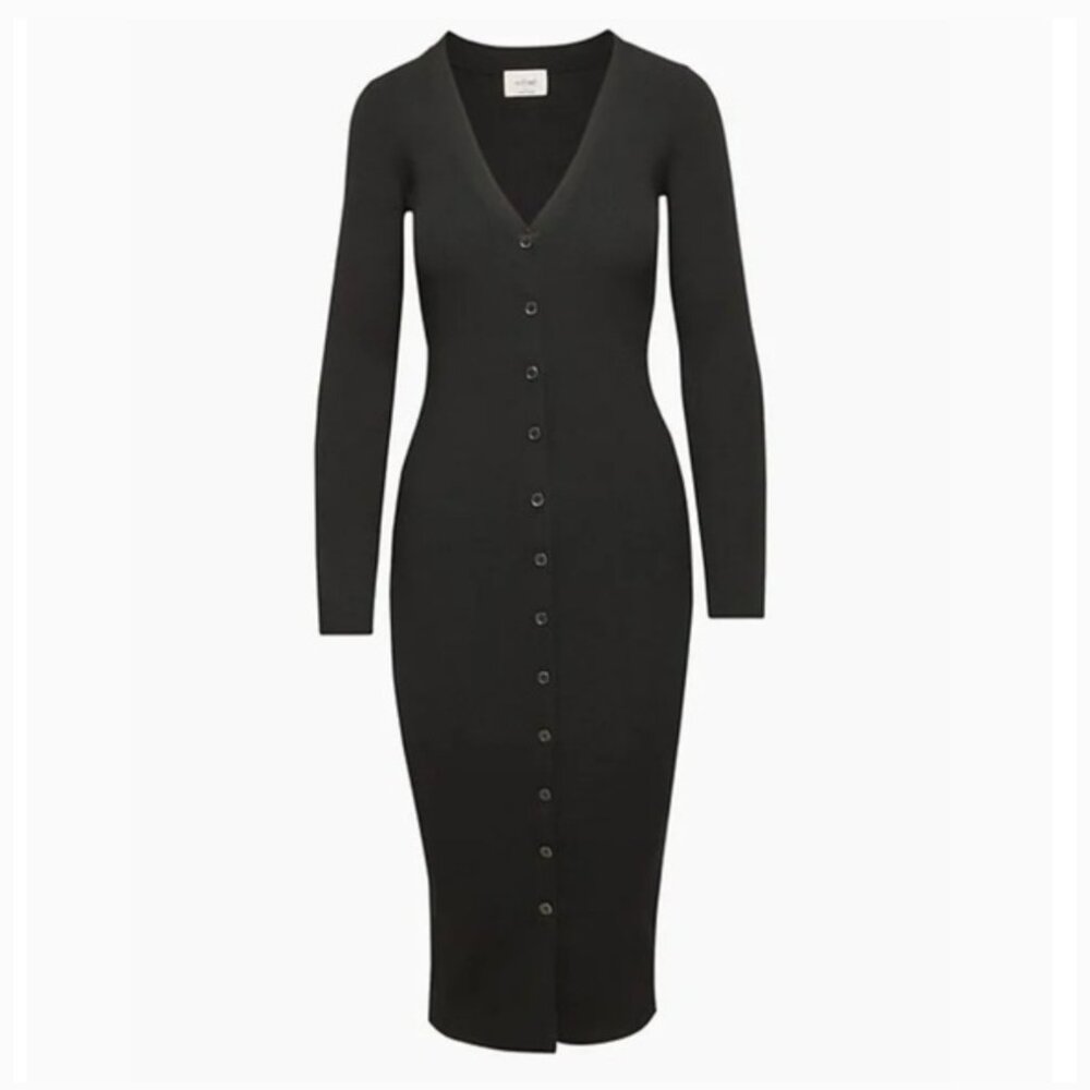 Artizia Wilfred Tavola black dress